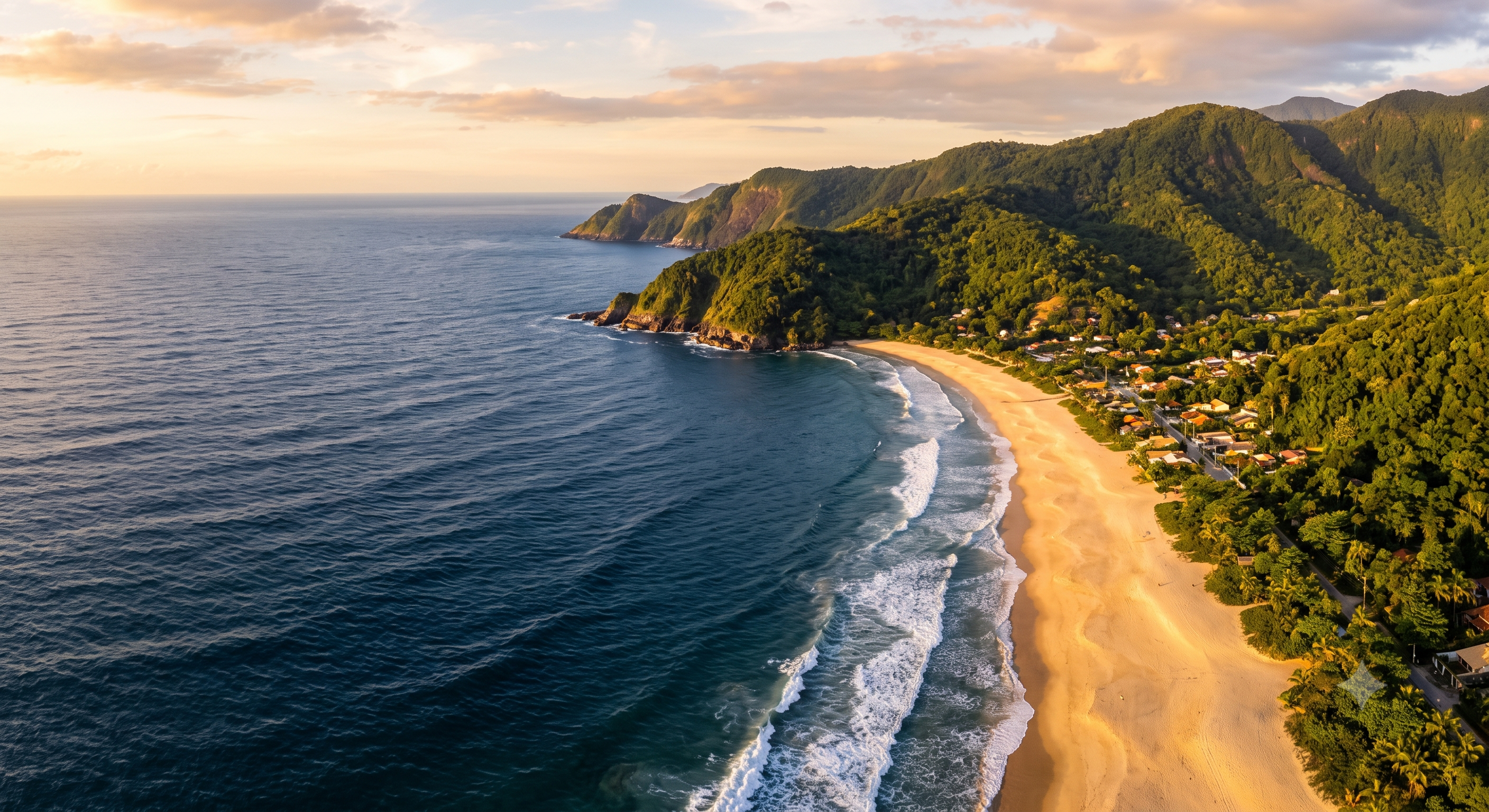 Praia de Maresias vista do alto